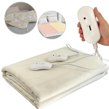 Imagem de Lençol Térmico Casal King Size 203x182cm 3 Ajustes de Temperatura Elétrico Importway Iwlt009