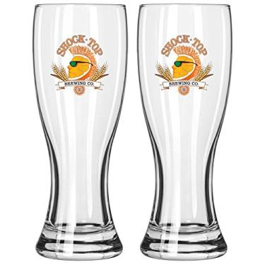 Imagem de Shock Top Brewing Company Conjunto de dois copos de cerveja Pilsner 473 ml