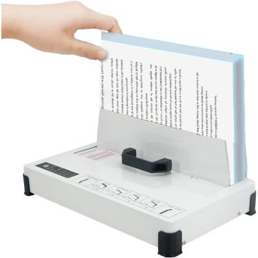 Imagem de Máquina De Encadernação Térmica, Encadernadora Térmica De Livros, Máquina Elétrica De Encadernação A Quente Com Espessura De 1-50mm, 500 Folhas Para Documentos A3, A4 E A5