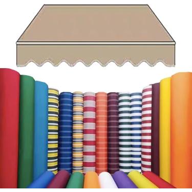 Imagem de Substituição De Tecido De Toldo, Capa Retrátil Para Toldo De 6,5 Pés, 8 Pés, 10 Pés, 13 Pés, 16 Pés E 20 Pés, Cobertura De Toldo à Prova D'água Para Pátio, Camel, 4x2.5m/13x8.2ft