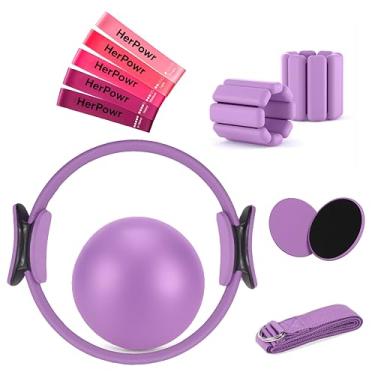 Imagem de HerPowr Conjunto de pilates com anel