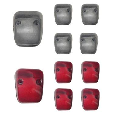 Imagem de Kit 10 Lanterna Delimitadora Lateral Teto Ônibus VM/CR MP G5 - Janpol