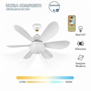 Imagem de Ventilador de Teto com Controle Remoto  Silencioso e Econômico 60W - L