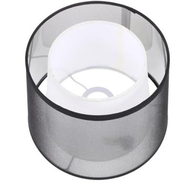 Imagem de Modern Fabric Table Lamp Shade Embroidery Lampshade for Bedroom Desk Lightweight Easy Install Decorative Bedside Study Lighting Cover