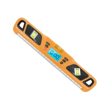 Imagem de Backlight Level Ruler with Sound Notification Anti-drop Photo Frame Installation Tool Yellow Frame Hanger Ruler for Household and Industrial Measurement