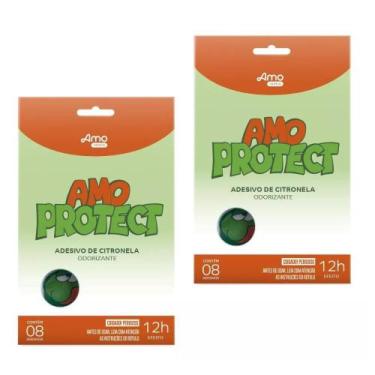 Imagem de Adesivos Repelente Amo Protect Citronela Xô Mosquito 16Und - Babydeas