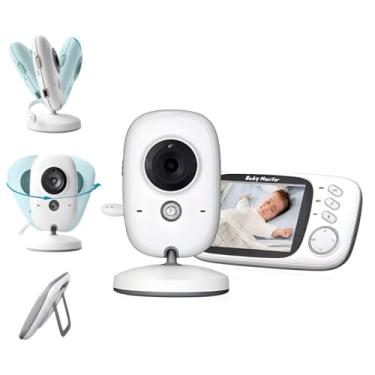 Imagem de Novavida, Baba Eletronica Digital Tela 3.2 Para Monitorar Seu Bebê Visao Noturna Vox Audio Bidirecional Sensor De Temperatura