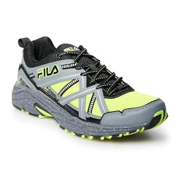 Imagem de Fila Tênis de corrida masculino Ascente TR Trail, Amarelo de segurança/cinza Castlerock/Preto, 45