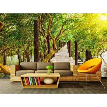 Imagem de Papel de Parede Paisagens Floresta 180 - 1,00 X 1,00 - Voce Decorando