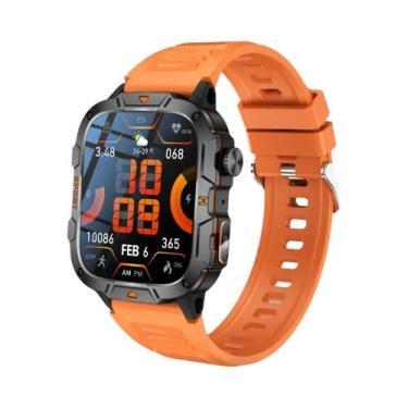 Imagem de Relógio Inteligente Militar Masculino Com GPS, Chamada Bluetooth, Moni