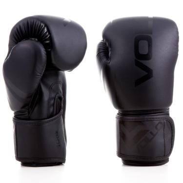 Imagem de Luva de Boxe Muay Thai Kickboxing Training 10oz Preta Vollo-Unissex