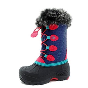 Imagem de Botas de Inverno Iceface Infantis Impermeáveis e Isoladas para Meninas e Meninos, Vermelho, 1 Little Kid