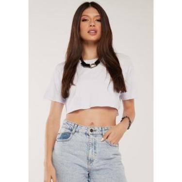 Imagem de Cropped Soltinho Larguinho Básico Viscolycra-Feminino