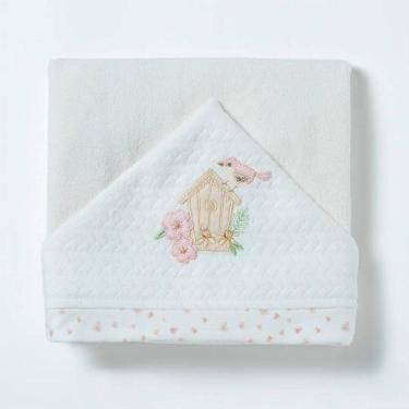 Imagem de Toalha de Banho Hug Com Capuz Lovely Day Rosa Antigo