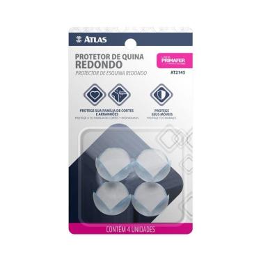 Imagem de 4 Pcs Protetores De Quina Canto Silicone Redondo Protetor De Canto De Mesa Atlas Primafer