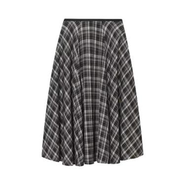 Imagem de Saias Xadrez Femininas Outono 2025: Moda Britânica Confortável Para Vi