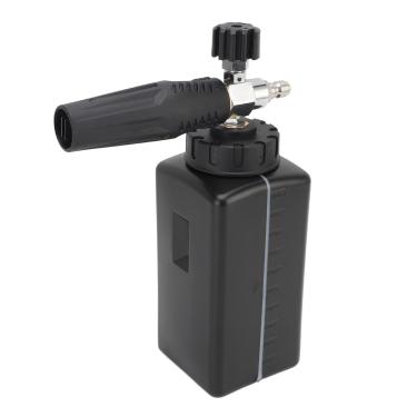 Imagem de GLOGLOW Pulverizador de Espuma Portátil, Pulverizador de Lavagem de Carro de Alta Pressão 1000ML, Preto, Aço Inoxidável e ABS, para Jardinagem Doméstica, Fertilização de Gramado Com Corpo de Garrafa