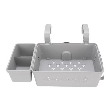 Imagem de RiToEasysports Cesta de Armazenamento, Organizador Suspenso de Grande Capacidade à Prova de água Com Porta-copos para Acessórios de Piscina, Caixa de Armazenamento de Plástico à Beira da Piscina de