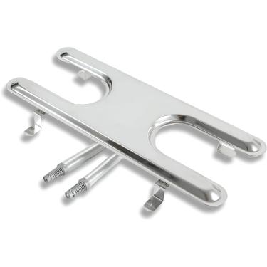 Imagem de Outdoor Bazaar Queimador H universal para churrasqueira a gás, queimador H de substituição para Charbroil, Thermos, Arkla, Sunbeam, Charmglow, Kenmore, Fiesta e outras churrasqueiras a gás, aço