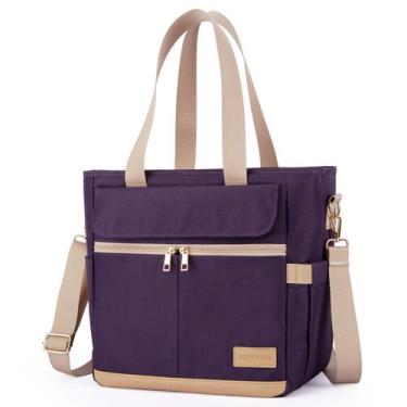 Imagem de Lancheira JOYHILL, isolada à prova de vazamentos, 16L, roxa