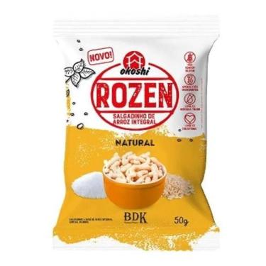 Imagem de Salgadinho De Arroz Integral Rozen Natural Okoshi 50G