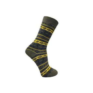 Imagem de Meia Tribal Verde Cano Alto - Barcelona Design - no-brand