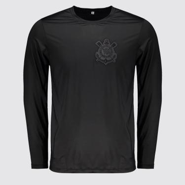 Imagem de Camisa Corinthians Manga Longa UV Dry Masculina-Masculino