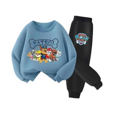 Imagem de Conjunto De Moletom Com Capuz E Calças De Manga Longa PAW Patrol Para 