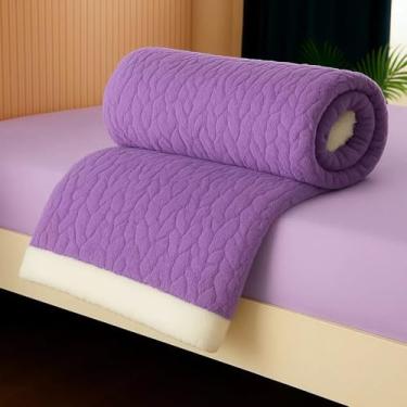 Imagem de Cobertor Manta Sherpa Grossa 2,10 X 1,90 Mt Varias Estampas (Roxo)