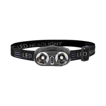 Imagem de Lanterna De Cabeça Mini LED Potente À Prova d'Água Luz Forte Portátil 