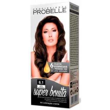 Imagem de Coloração Super Bonita Louro Escuro Acinzentado 6.1 Probelle