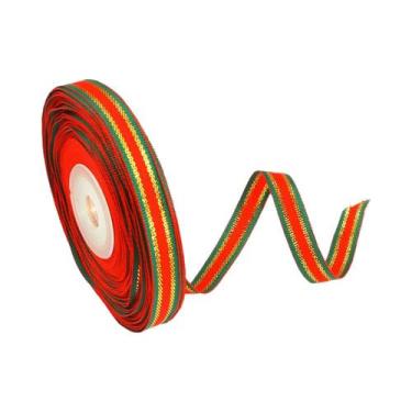 Imagem de Fita De Natal De 25 Jardas Para Embalagem De Presentes, Decoração De G