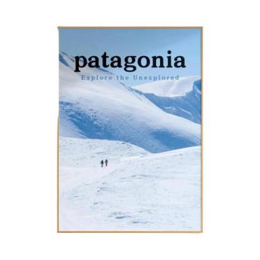 Imagem de Impressão Em Tela Vintage Retro De Aventura Na Montanha, Decoração Art