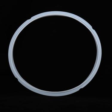 Imagem de Luqeeg Acessório de Vedação de Anel de Vedação de Silicone Durável para Panela de Pressão 5/6 Qt, 8Qt Fácil de Instalar para Substituição (8Qt branco)
