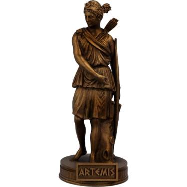 Imagem de Estátua Diana Deusa Romana - Artemis - Versão 3 (Cor Cobre Antigo)