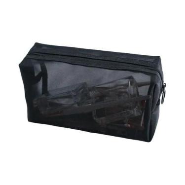 Imagem de Bolsa Cosmética Transparente Em Forma De Coração Para Mulheres, Organi