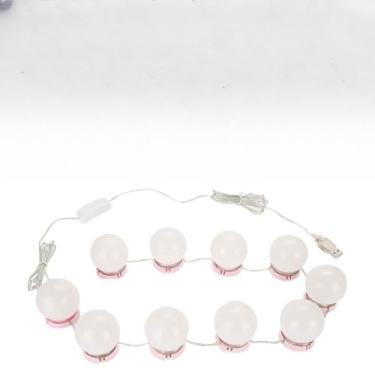 Imagem de ZJchao Lâmpadas LED Ajustáveis ​​​​Luz de Espelho Com Interruptor Dimmer, Luz Suave e Não Deslumbrante para Maquiagem, Kit de Luzes de Vaidade Alimentado por USB para Uso Pessoal e