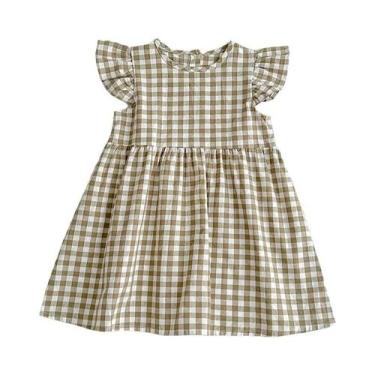 Imagem de Vestido Infantil De Verão Com Bordado Floral Rosa Bebê Para Meninas, C