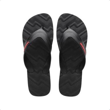 Imagem de Chinelo Havaianas Masculino, Track Waves 39/0 Preto, Havaianas