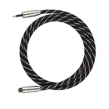 Imagem de Generic Cabo Digital Toslink para Miniplugue de 3,5 Mm Com Conector Banhado a Ouro para SNR DAC Aprimorado, Compatível Com Pro, PVC Preto de 2 M (1 pacote) (1m/3, pés)