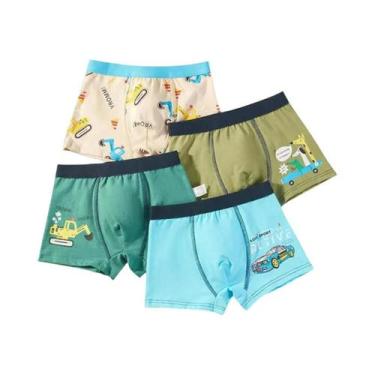 Imagem de Cuecas De Algodão Para Meninos Com Estampa De Dinossauro, Design De An
