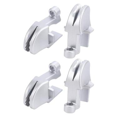 Imagem de Fabater Clipes de para -choques de Barco, 4pcs Pontoon Fenders Ajustáveis ​​Fenders para 1/4 a 3/8 de Polegada, Trilho Quadrado Ajustador de para -choques para Iate, Pontão