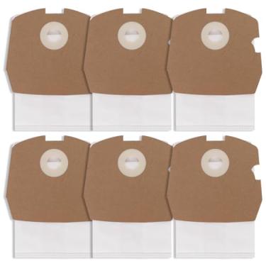 Imagem de Sacos de aspirador de pó para aspirador de pó comercial Clean Obsessed CO711& Perfect C105 - Design à prova de vazamento de saco de pó de substituição - pacote com 6