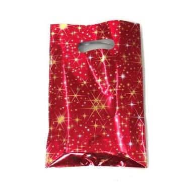 Imagem de Sacola boca de palhaço Metalizada 30X40cm 25un / - Aliança, 398 Star V