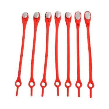 Imagem de Cadarços De Silicone Elástico 12pcs Sem Amarração Cadarços Esticáveis 