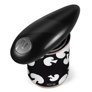 Imagem de Abridor elétrico de latas – 10s automático mãos-livres, alimentado por bateria | Borda lisa segura para idosos e pessoas que sofrem de artrite