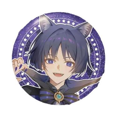 Imagem de Genshin Impact 58mm Wanderer Kabukimono Balladeer Kunikuzushi Cosplay,