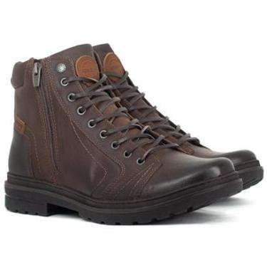Imagem de Bota Masculina Freeway Absolut Couro Legítimo Coturno Militar Com Zíper FWABSOLUT13156-Masculino