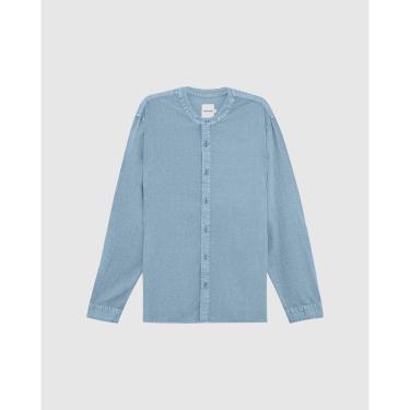 Imagem de Camisa Masculina Gola Redonda Em Linho Com Algodão-Masculino