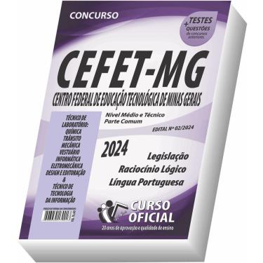 Imagem de Apostila Cefet Mg - Tae- Nível Médio E Técnico - Parte Comum